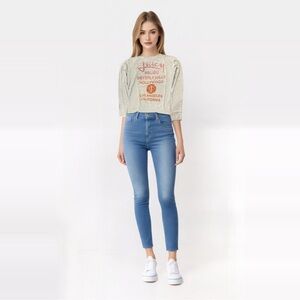 Juicy Couture Glitter Logo Grey Long Sleeve Crewneck Y2K Sweatshirt